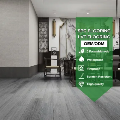 Fokia Supplier Waterproof Indoor Decoration High Quality Spc Flooring for Decoration