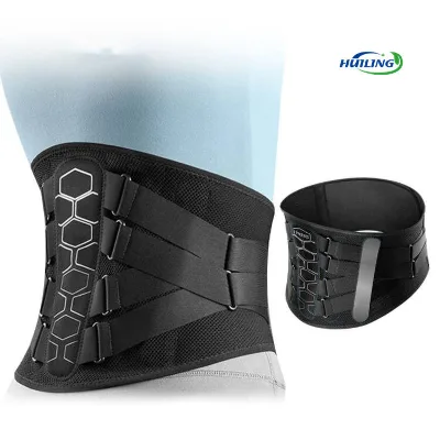 Cicodaa Wholesale Soft Neoprene Lumbar Decompression Waist Support Brace Belt CE Inteured Back Support Pain Relief Protection