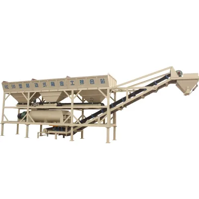 Free Foundation WBZ500 Stabilized Soil Mixing Station Automatic , Ready Mix Concrete Plant for Sale