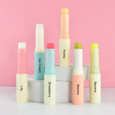 Organic Fruit Flavor Lip Balm Moisturizing Wholesale Lipstick with Neutral Logo