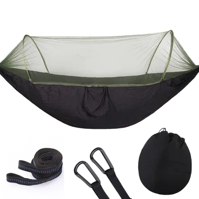 Wholesale Camping Hammock Outdoor Nylon Hammock Lightweight Swing