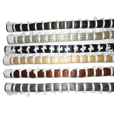 DOUBLE DRAWN BLUNT CUT END HORSE TAIL HAIRS and HORSE MANE HAIRS 36" 1 POUND BUNDLE TAIL EXTENSIONS MAKER
