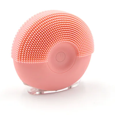 Deep Cleansing Brush Silicone Ultrasonic Facial Brush Mini  2 for Women Face Cleaner Usb Rechargeable Waterproof 2 H 200mah