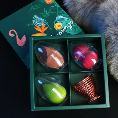 Hot Sale Eco-Friendly Makeup Sponge Set Non Latex Makeup Beauty Makeup Sponges Blender With Sponge Holder