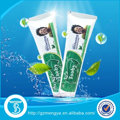 TOOBY Brand teeth whitening bamboo charcoal toothpaste