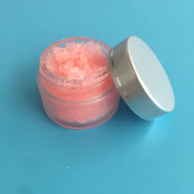Wholesale Organic Pink Sugar Lip Scrub Fruit Flavored Moisture Exfoliating Cream Mineral Rebranding Lip Scrub