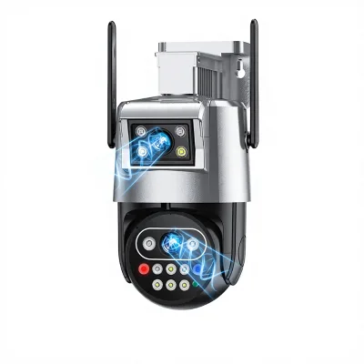 360-degree Network-free Remote Mobile Outdoor Night Vision ultra HD Traffic-free Home 4G Surveillance Camera Two-way Audio WiFi