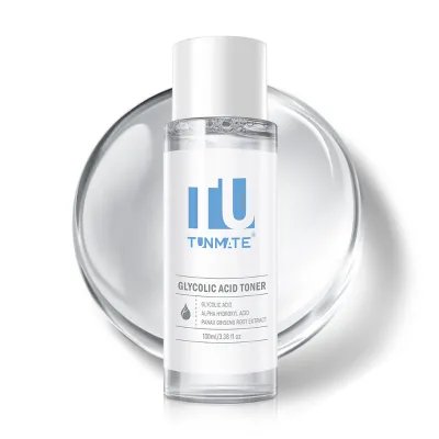 Private Label Anti Acne Face Skin Care Wholesale Vitamin B5 Hyaluronic Facial Toner Glycolic Acid Toner
