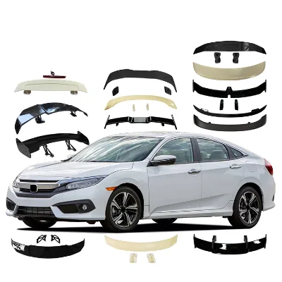 Sedan Car Spoilers Exterior Accessories Include Universal Rear Trunk Boot Lip Spoiler Bracket Wing Sedan GT Wing Saloon