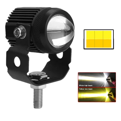 Off Road 2 Inch Fog LED Auxiliary Light High Low Beam White Yellow Mini Spot Lamp 2" for Silverado GMC Pickup Truck Ip68