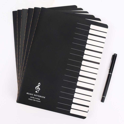 LABON Music Practice Notebook Piano Violin Book Universal Five-line Notebook Pattern Music Tool Memo Learning Paper