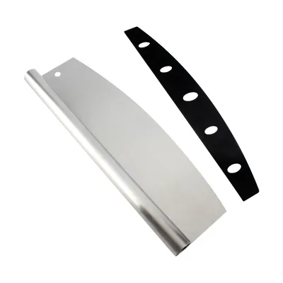 Foldable Stainless Steel Two-Piece Non-Slip Strong & Sturdy Pizza Oven Stone Pizza Cutter Pizza Peel Set