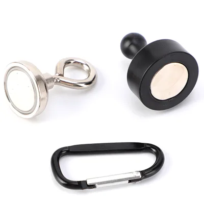 Bearing Outdoor Strong Carabiner Aluminum Alloy Peg Lock Heavy Duty Magnetic Hanger Hook for Camping Tent Hiking