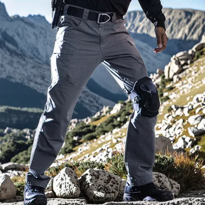 Light and Soft Tactical Plus Size Mens Classic Trousers Slim Casual Formal Pants Compression Jogger Trackpants Trouser for Men