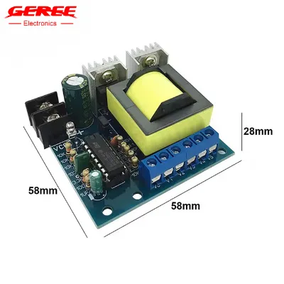 MINI 150W DC-AC Inverter Board DC 12V to AC 220V Step-Up Module High-Frequency Boost Transformer PCB Circuit Power Converter