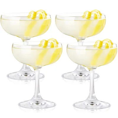 5oz Plastic Acrylic Crystal Red Wine Glasses Cocktail Cup champagne Coupe Glass for Wedding Party
