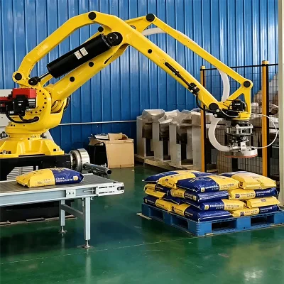 Automatic Visual Based Depalletizing for Bagged Full Automatic Feed Grade Corn Gluten Meal Materials