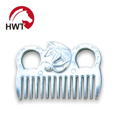 Horse Aluminum Comb Horse Head Equestrian Equipment Horse Grooming Mane and Tail Comb