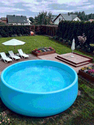 2026 Customizable Inflatable PVC Round Swimming Pool for Newborn Portable & Anti-Slip Home Use Includes Repair Kits