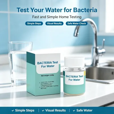 US EPA Compliant E.Coli Quality Control Material for Water Quality Testing KIt for Drinking Water Safety