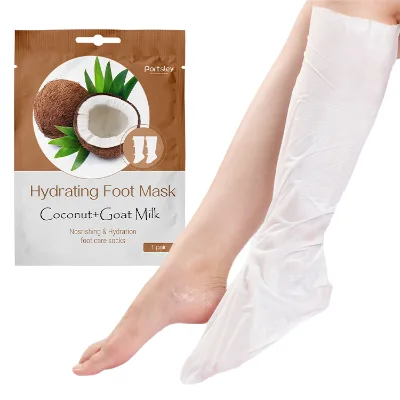 Wholesales Foot Peeling Mask Coconut Scented Exfoliant Foot Peel Dead Skin Remove Callus Remover for Rough Cracked Dry Feet