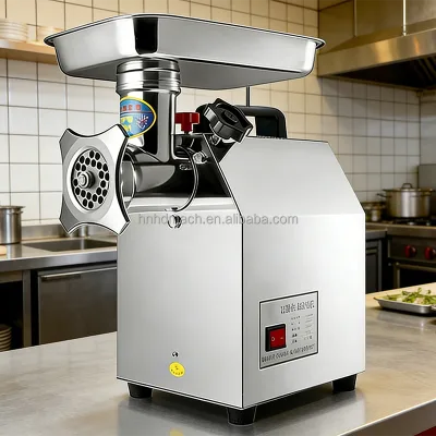 New Electric Stainless Steel Automatic Home Sausage Meat Grinder & Mincer Machine with 150kg/h Capacity