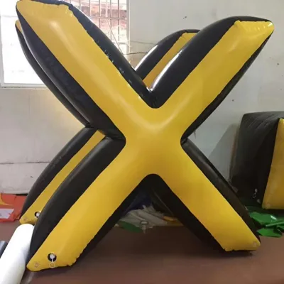 Customized Inflable X Battle Inflatable Joust Poles Sports Arena Wholesale Archery Game Tag Inflatable Paintball Bunkers
