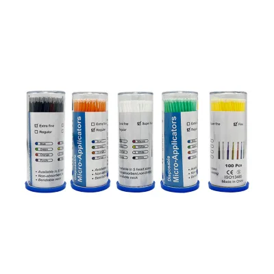 Make up and Personal Care PP Nylon Material Colorful Disposable Micro Applicator