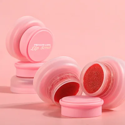 Moisturizing Lip Balm Lip Care Daily Mask Repair Cream Double-Effect Strawberry Nourishing Exfoliating Fruit Lip Scrub
