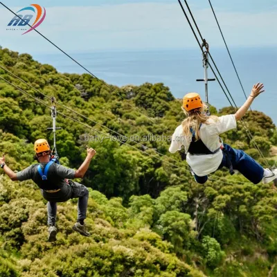 Jungle Flight Going Through the Jungle and Forest Canopy Tour Outdoor Zip Line Kit Equipment