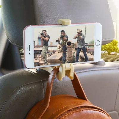Joyart Best Seller Vehicle Car Back Seat Hook With Phone Holder