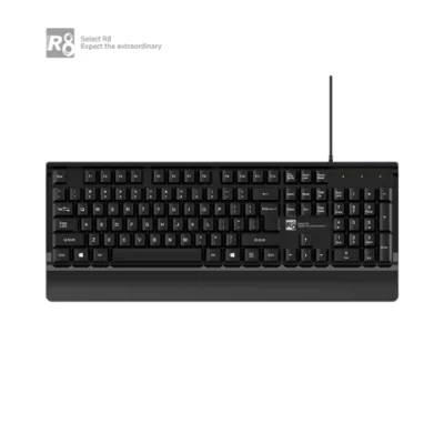 Classic comfort with hand support waterproof keyboard for business and office