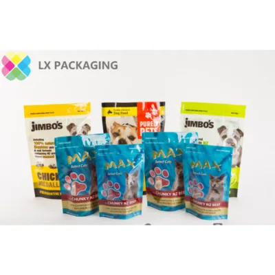 Pet Food Packaging - Cat Food Stand Up Zipper Bag