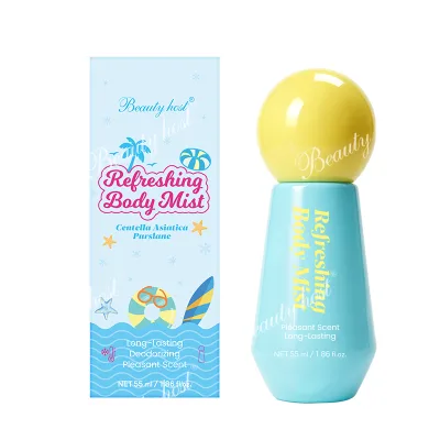 2026 Newest Summer Cooling Refreshing Soothing Repairing Moisturizing Body Mist 55ml Body Deodorant Spray Long-lasting Perfume