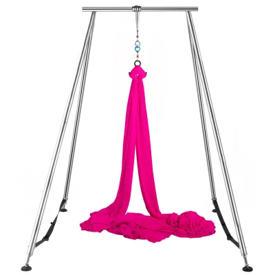 Aerial Yoga Frame, Inversion Swing Stand Rig Yoga Sling Inversion Equipment for Indoor Outdoor Aerial Hammock