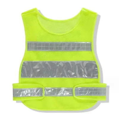 High Visibility Reflective Safety Vest Hi Vis Work Vest With Multi Pockets Zipper Custom Logo Construction Security Workwear