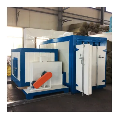 Factory Price Aluminum Profiles Polymerization Chamber  Electrostatic Powder Coating Machine with Engineer Installation