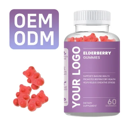 ACORN Vegan Elderberry Gummies Vitamin C Gummy Supplements Elderberry Vitamin C Zinc Gummies
