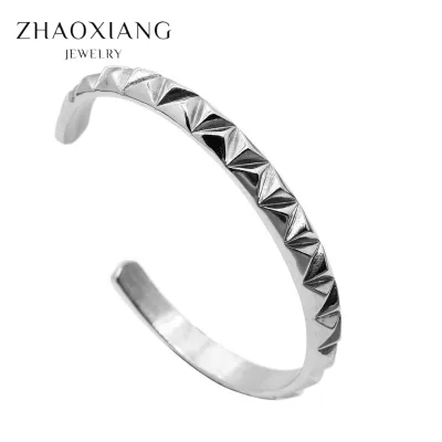 Classic Cuff Bangles Bracelets Women Stainless Steel Fashion Jewelry 2024 Titanium Wholesale Men Bracelet