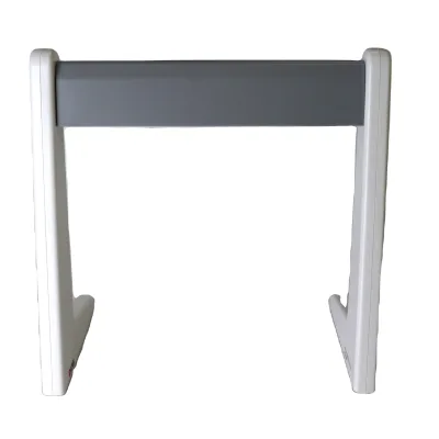Laboratory Medical Hospital Double-Sided Linear Pipette Rack Holds up to 6 Pipettes White & Blue PP Material
