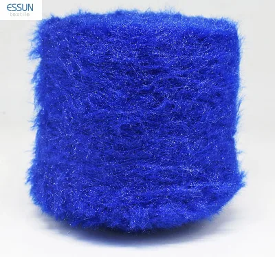 Crystal Hair Yarn 2cm 3cm 4cm 5cm 100% TBR Bright Shinning Polyester Feather Yarn New Type Fancy Yarn