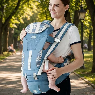 Privacy Label Ergonomic Hip Seat Baby Carrier 6 in 1 Newborn to Toddler Breathable Mesh Polyeer CarrierOEM Custom Logo Available