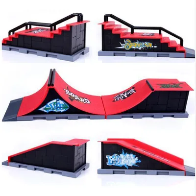 Maple Wood Mini Fingerboard TechDeck Ultimate Skate Park Ramp Parts for Kids Children's Toy Sport Game Perfect Gift Idea