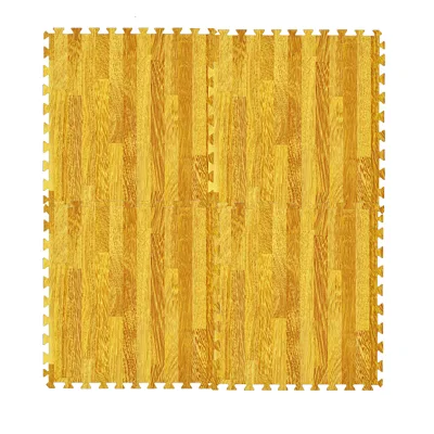 1m X 1m X 2.5cm EVA Wood Grain Interlocking Taekwondo Karate Mat