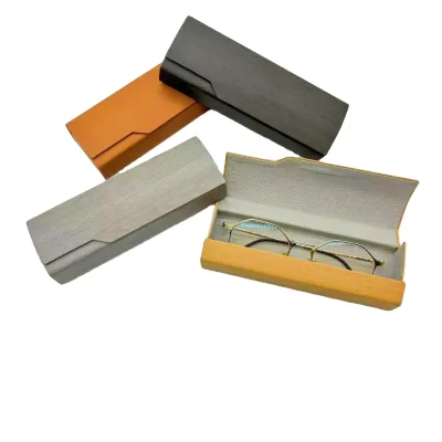 Popular Sunglasses Eyeglasses Case Packaging Luxury Portable Custom Eyeglasses case Rectangular PU Reading Eyeglasses case