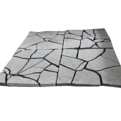Good Quality Mesh Paving Stone Dark Grey Granite Floor Mesh stone