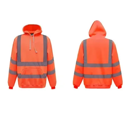 High Visibility Reflective Hi Visibility Safety Hoodies Men Custom Made Safety Hoodie