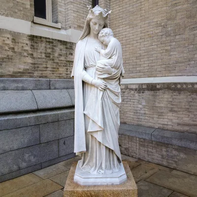 High Quality Catholic Outdoor Religious Figure Resin Statue Figures Resin Christmas Maria Joseph Baby Statue Decoration