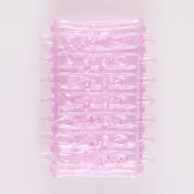 Cheap Reusable Crystal Sex Cock Sleeves Enlargement Extension Penis Dotted Ribbed Big Sleeve for Men