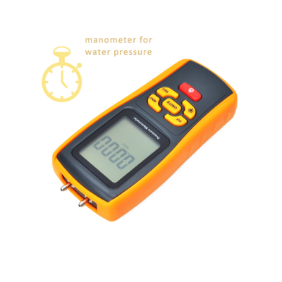 LCD Display Digital Differential Pressure Gauge Manometer